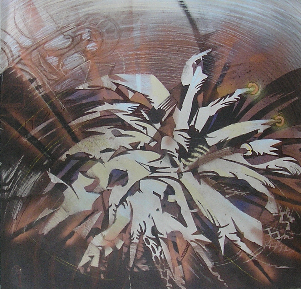 the Apostles,  Апостоли,  49х49, картон, авторская техника, 2008.jpg