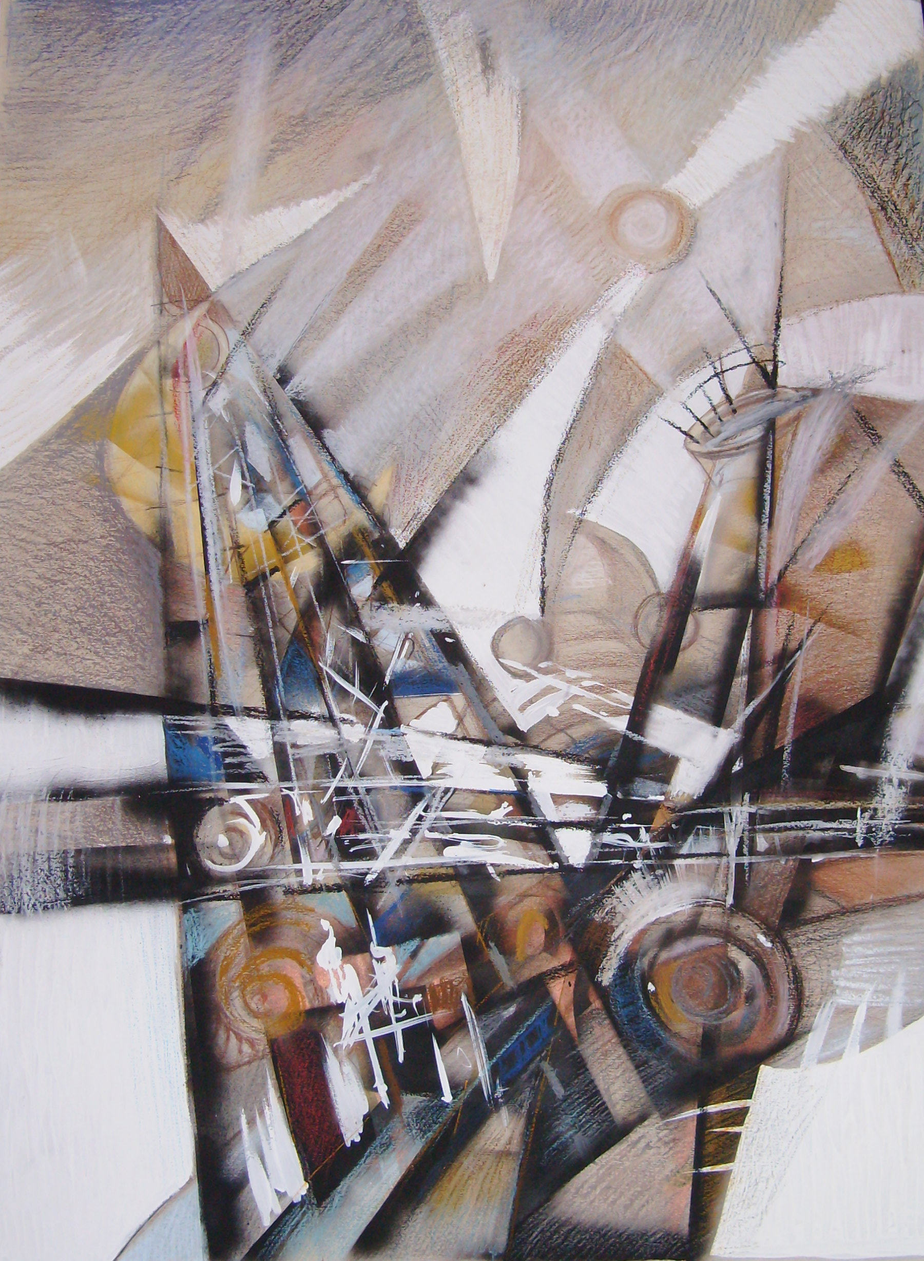 Separation, разлука,  60х69,  2008,  картон,  пастель.JPG